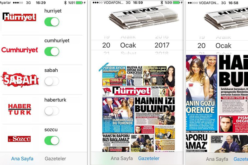 newspapers app